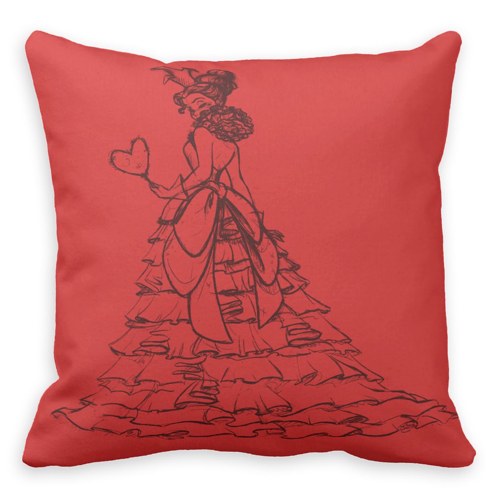 Queen of Hearts Throw Pillow  Art of Disney Villains Designer Collection