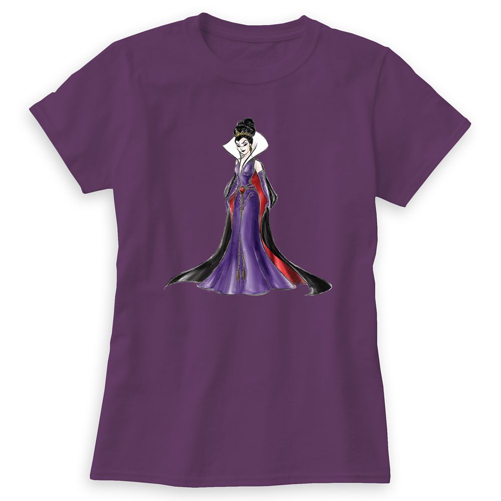 Evil Queen T-Shirt for Women  Art of Disney Villains Designer Collection