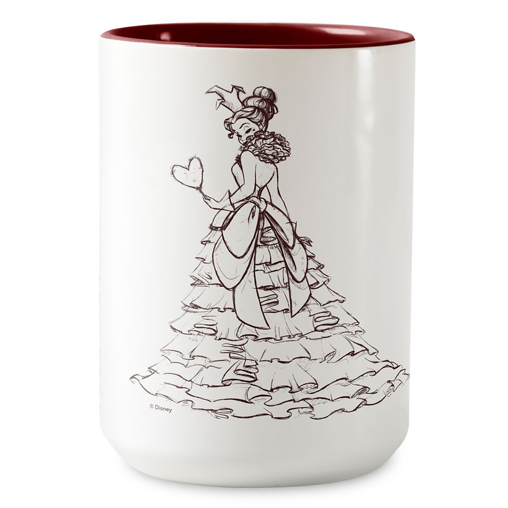 Queen of Hearts Two-Tone Coffee Mug  Art of Disney Villains Designer Collection