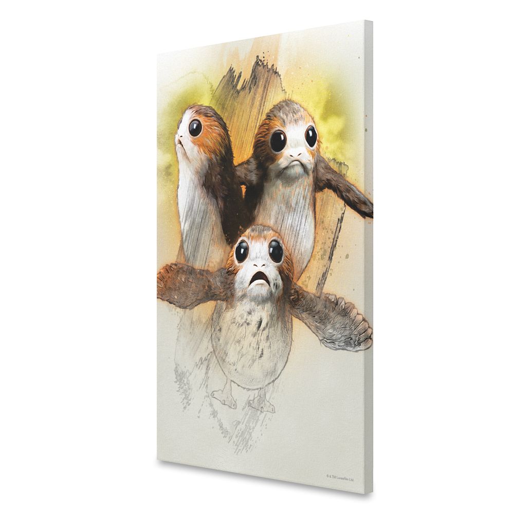 Porgs Sketch Canvas Print  Star Wars: The Last Jedi  Customizable Official shopDisney