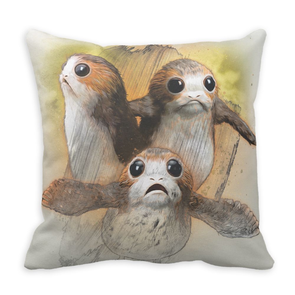 Porgs Sketch Pillow  Star Wars: The Last Jedi  Customizable Official shopDisney