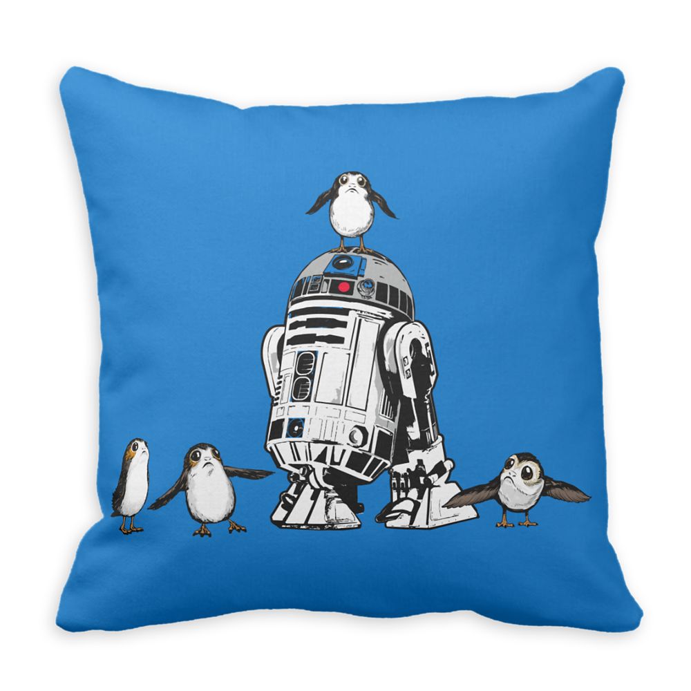 R2-D2 and Porgs Pillow  Star Wars: The Last Jedi  Customizable Official shopDisney