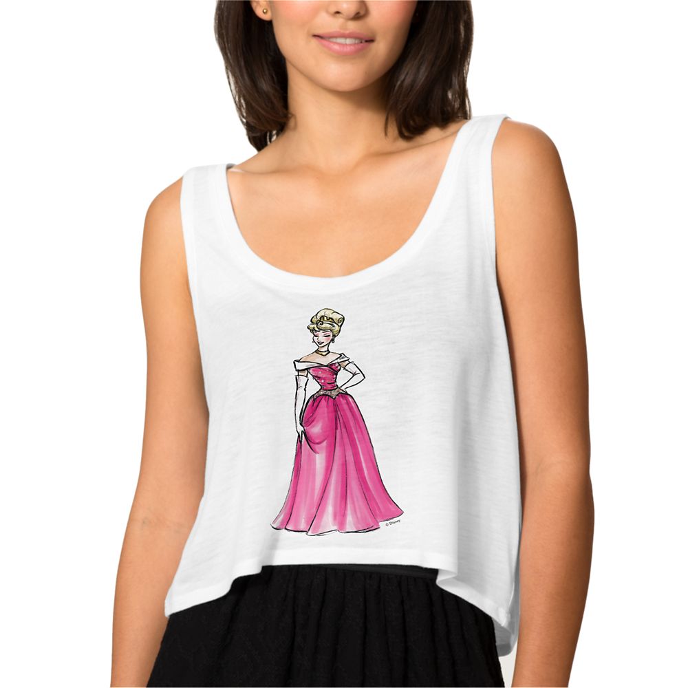 Aurora Cropped Tank for Women  Art of Princess Designer Collection Official shopDisney