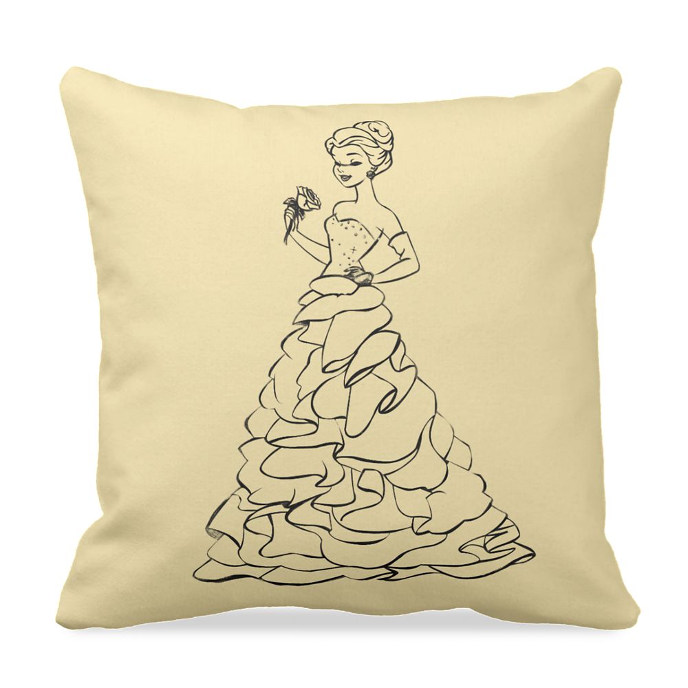 Belle Throw Pillow  Art of Princess Designer Collection Official shopDisney