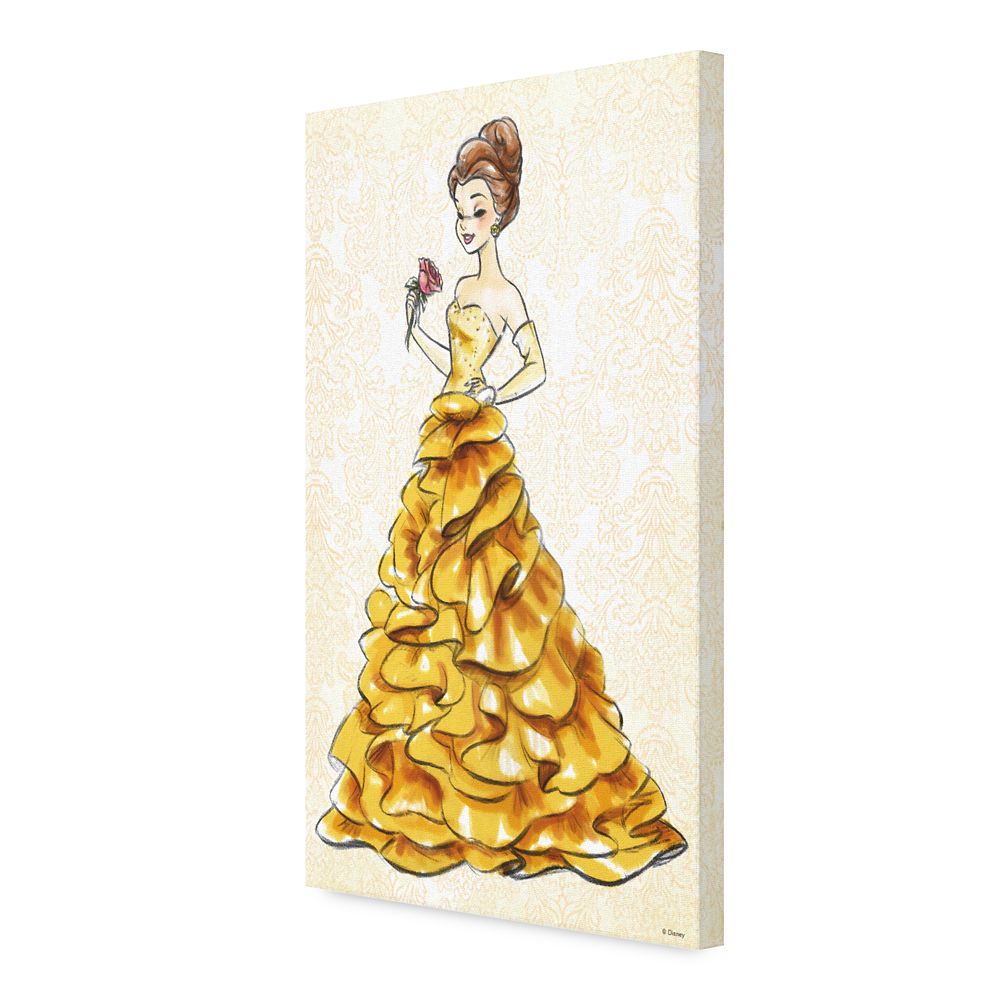 Belle Canvas Print  Art of Princess Designer Collection Official shopDisney