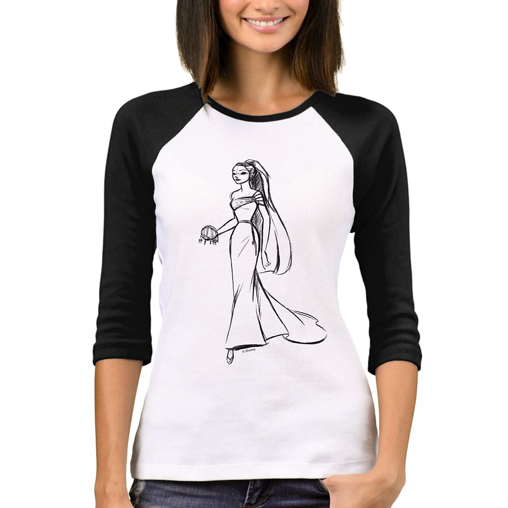 Pocahontas Raglan T-Shirt  Art of Princess Designer Collection Official shopDisney