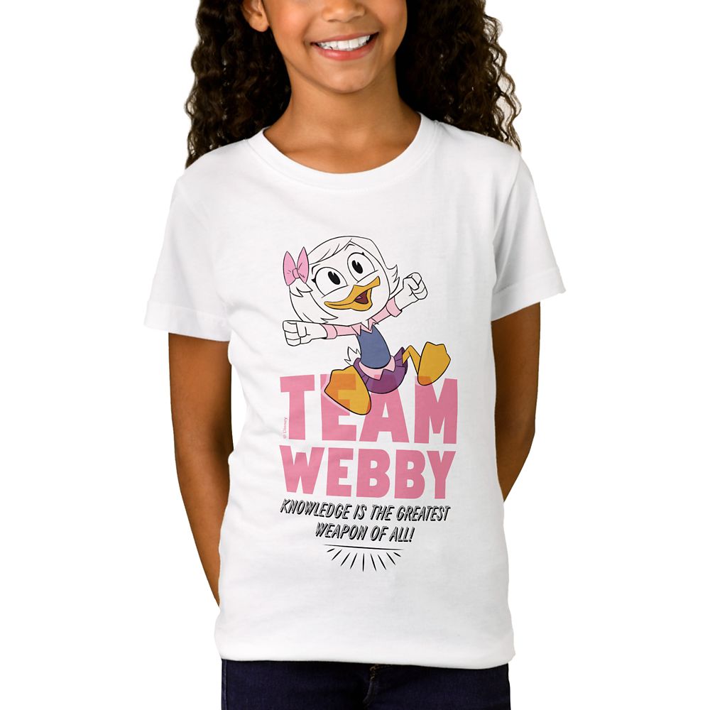 Team Webby T-Shirt for Girls  DuckTales  Customizable Official shopDisney