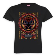 Black Panther Pattern T-Shirt for Girls – Customizable