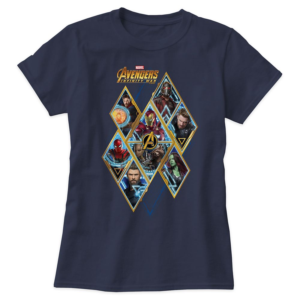 Marvels Avengers: Infinity War Diamond Panel T-Shirt for Women  Customizable Official shopDisney