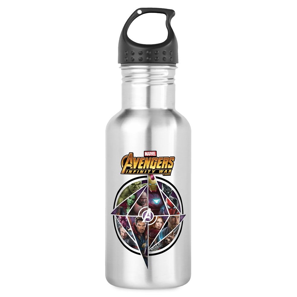 Marvels Avengers: Infinity War Geometric Icon Water Bottle  Customizable Official shopDisney