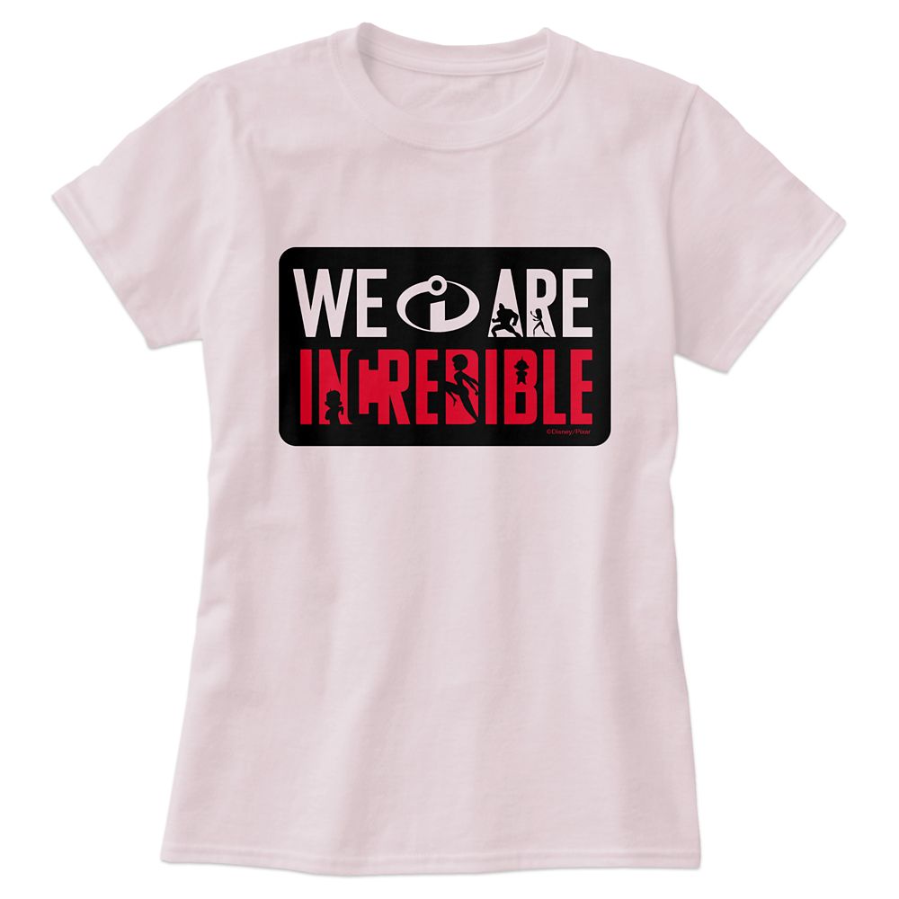 Incredibles 2 We Are Incredible T-Shirt for Women  Customizable Official shopDisney