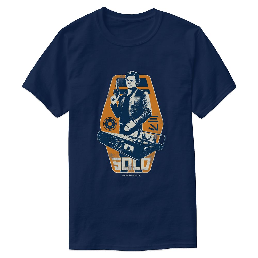 Solo: A Star Wars Story Han Solo Pilot T-Shirt for Men  Customizable Official shopDisney