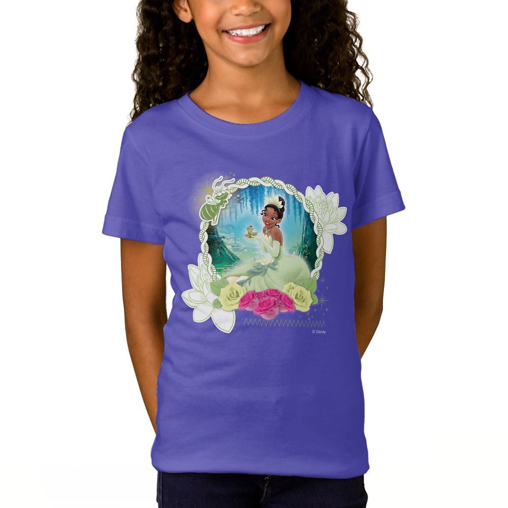 Tiana I am a Princess T-Shirt for Girls  Customizable Official shopDisney