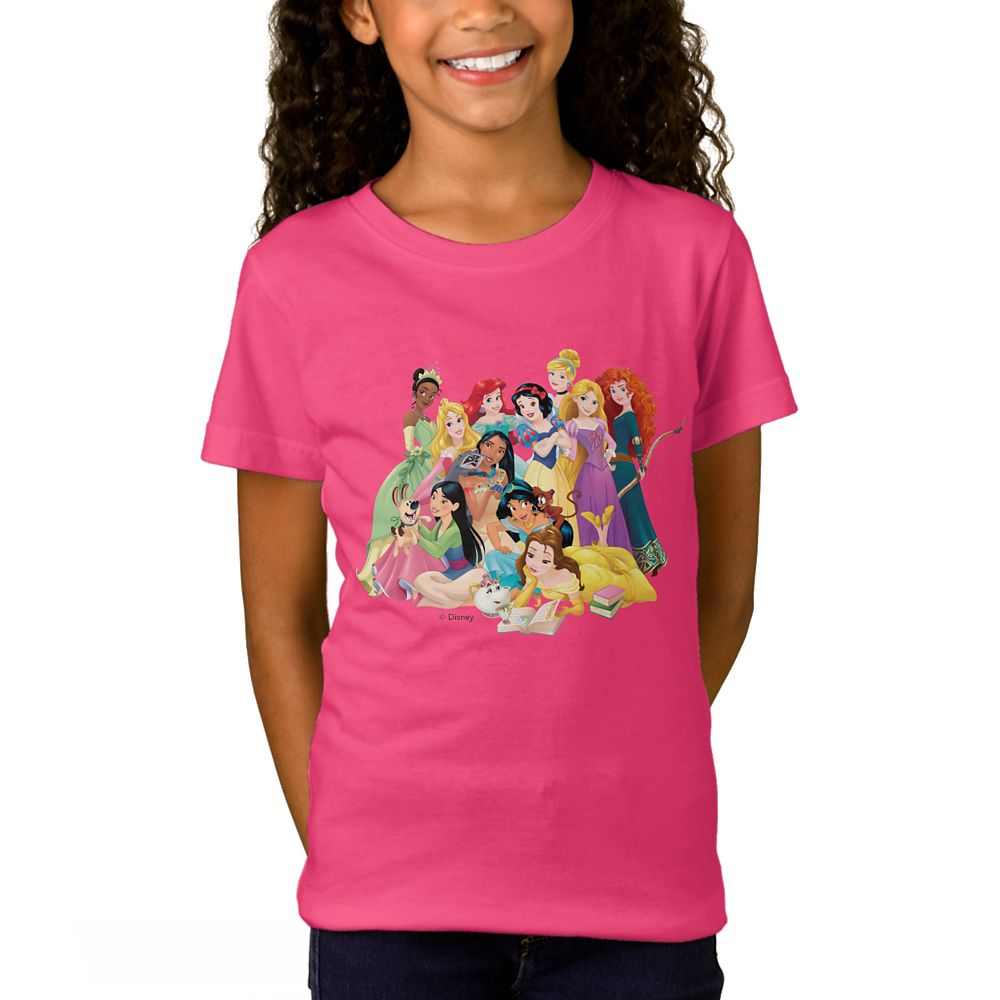 Disney Princess Adventure Begins Here T-Shirt for Girls  Customizable