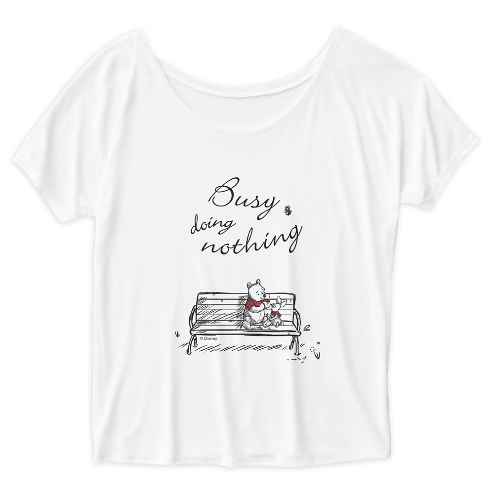 Winnie the Pooh and Piglet Busy Doing Nothing T-Shirt  Christopher Robin  Customizable Official shopDisney