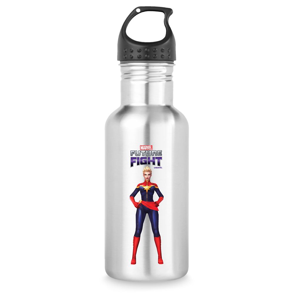 Marvel's Captain Marvel Stainless Steel Water Bottle – Marvel Future Fight – Customizable
