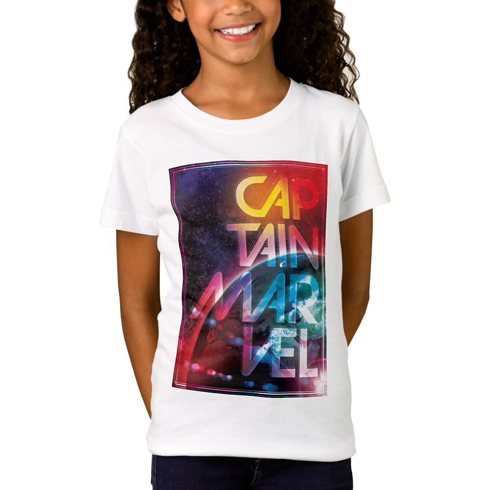 Girls captain cheap marvel t shirt