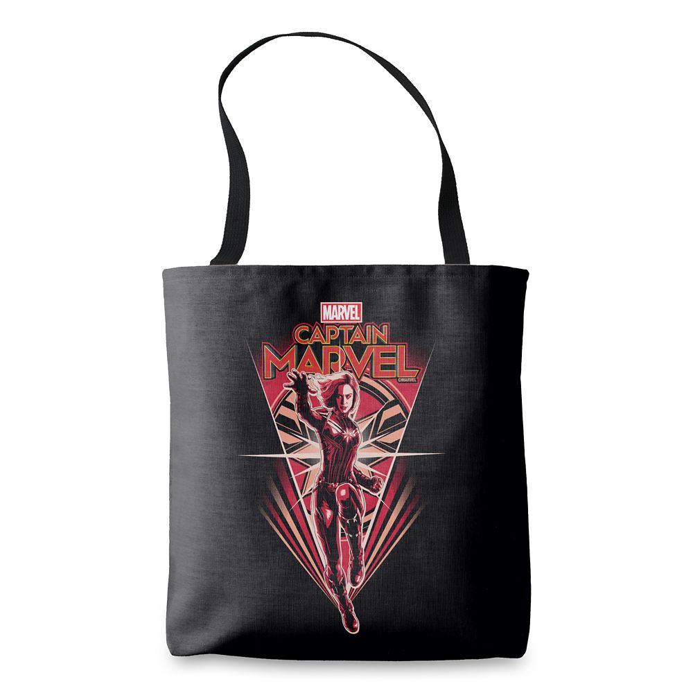 Marvels Captain Marvel Shining Captain Marvel Badge Tote Bag  Customizable Official shopDisney