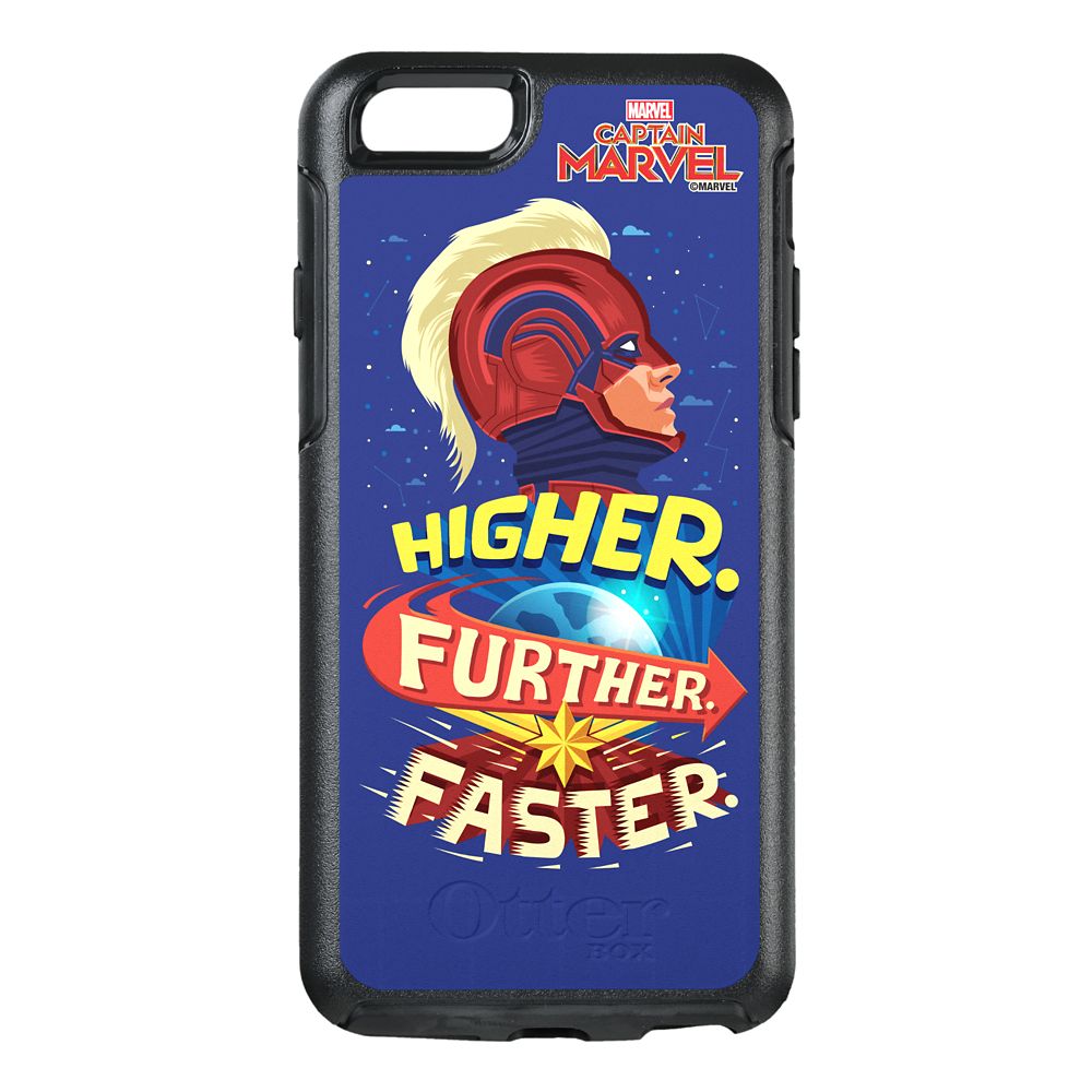 Marvels Captain Marvel Higher Further Faster Symmetry iPhone 8/7 Phone Case by OtterBox  Customizable Official shopDisney