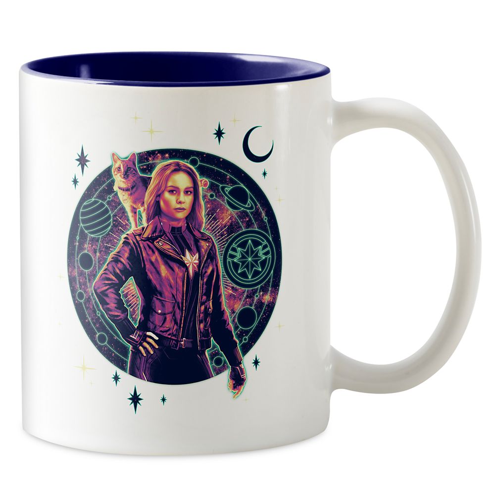 Marvels Captain Marvel Galactic Goose & Carol Graphic Two-Tone Coffee Mug  Customizable Official shopDisney