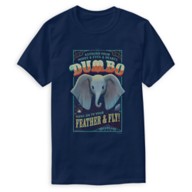 Dumbo ''Hang on to Your Feather & Fly!'' T-Shirt for Men – Live Action Film – Customized