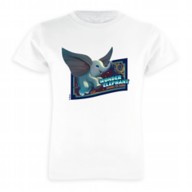 Dumbo ''Wonder Elephant Soars to Fame'' Circus Art T-Shirt for Girls  – Live Action Film – Customized