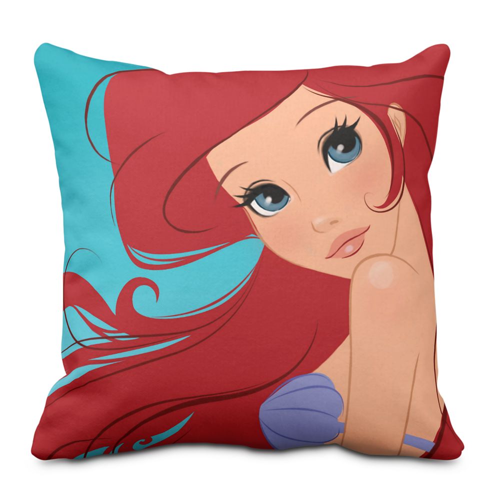 Art of Ariel: Rule the Waves Throw Pillow Customized Official shopDisney