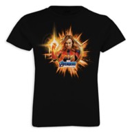 Marvel's Avengers: Endgame – Captain Marvel Avengers Logo T-Shirt for Girls – Customized