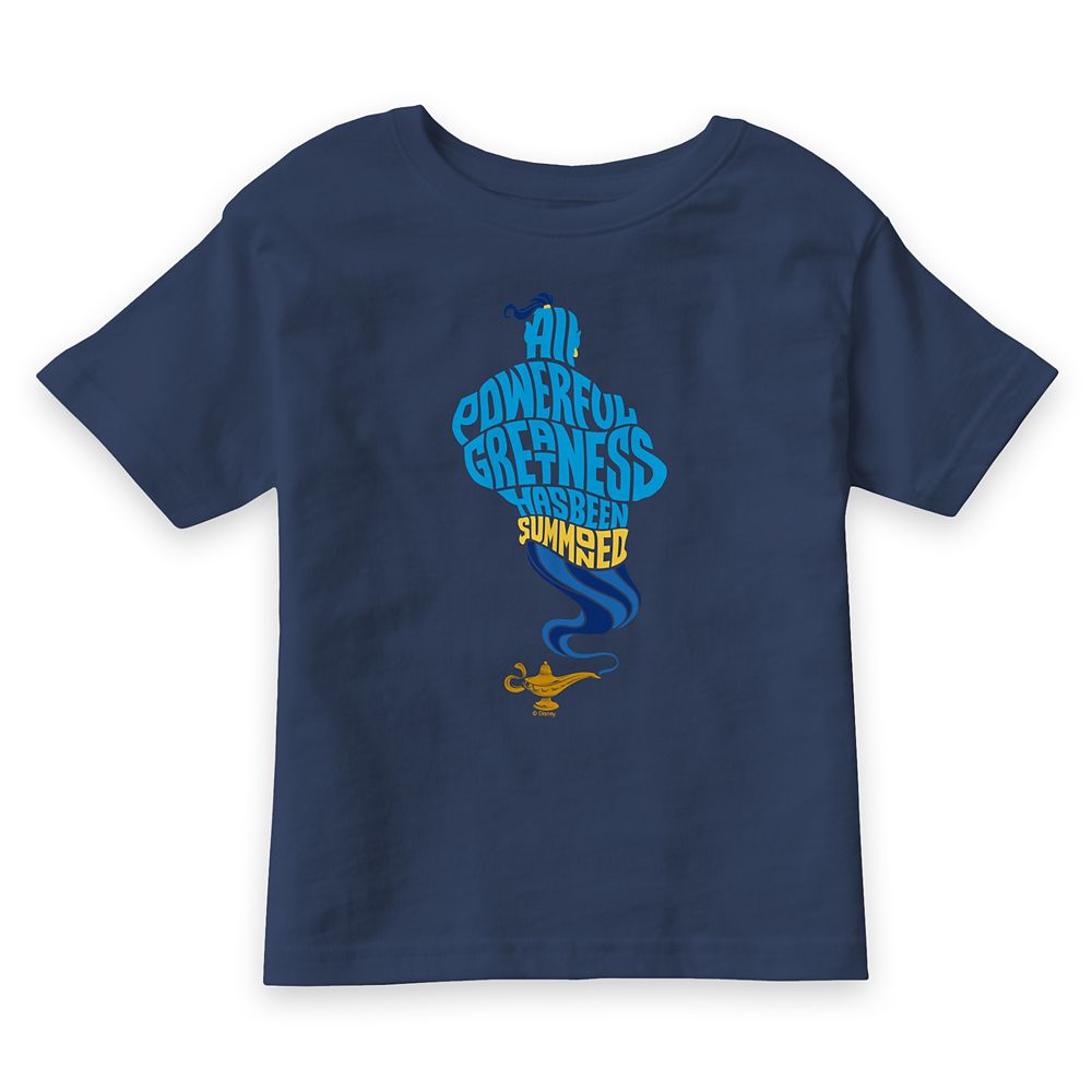 Genie ''All Powerful Greatness'' T-Shirt for Boys - Aladdin - Live Action  Film - Customized