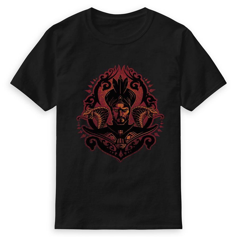 Ornate Jafar and Cobras Graphic T-Shirt for Men  Aladdin  Live Action Film  Customized Official shopDisney