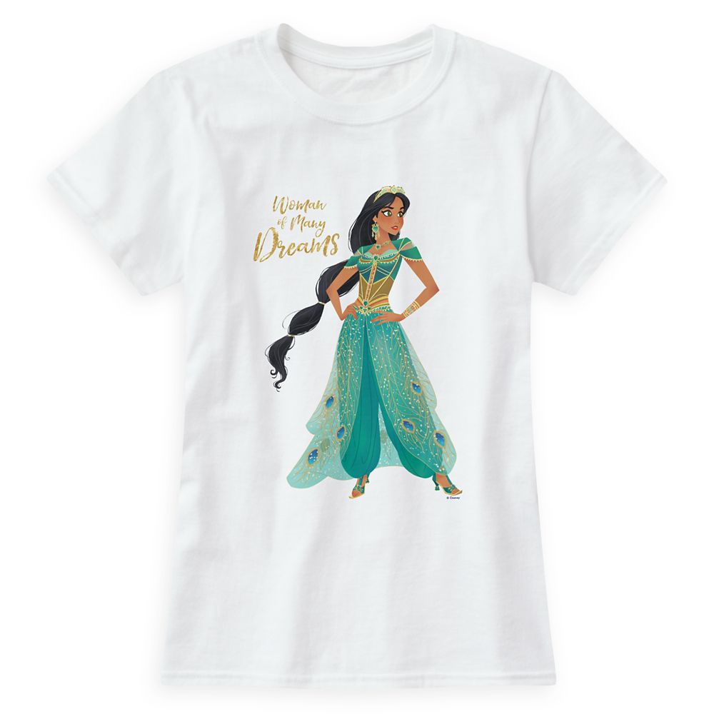 JasmineWoman of Many Dreams T-Shirt for Women  Aladdin  Live Action Film  Customized Official shopDisney