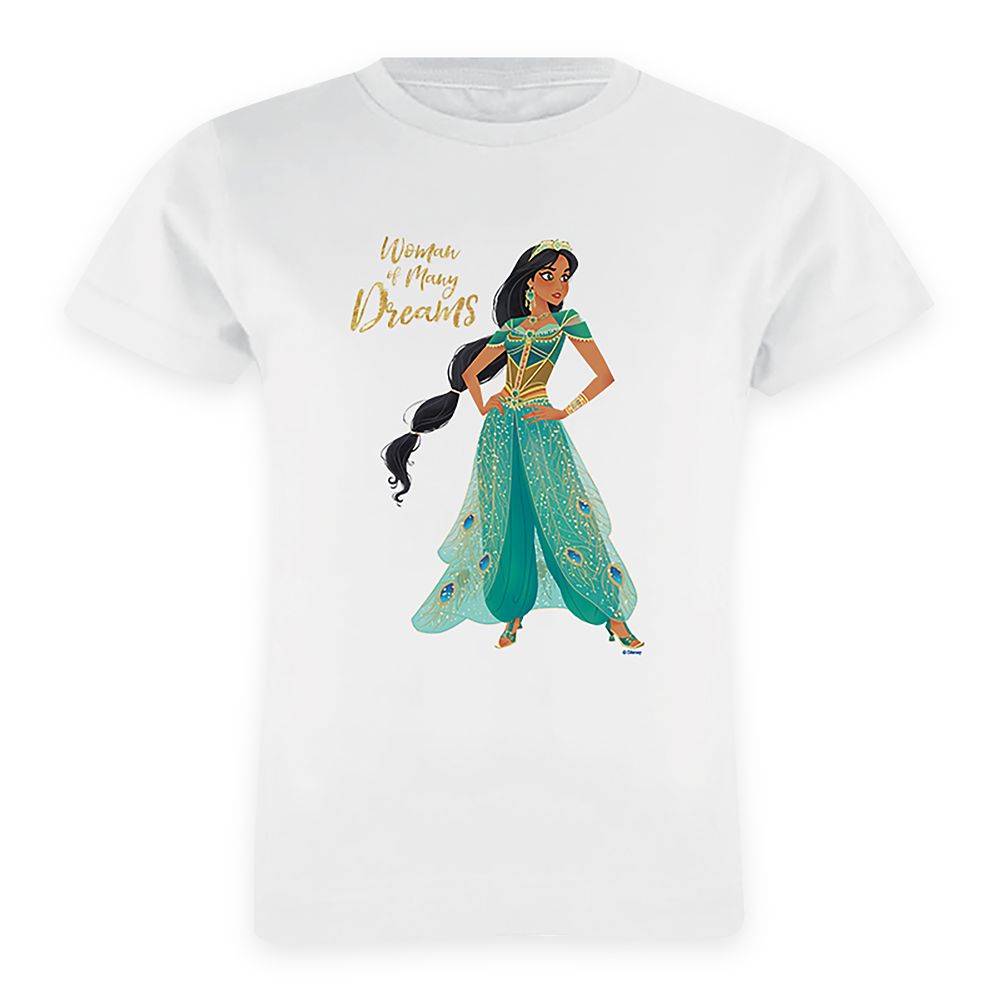 JasmineWoman of Many Dreams T-Shirt for Girls  Aladdin  Live Action Film  Customized Official shopDisney