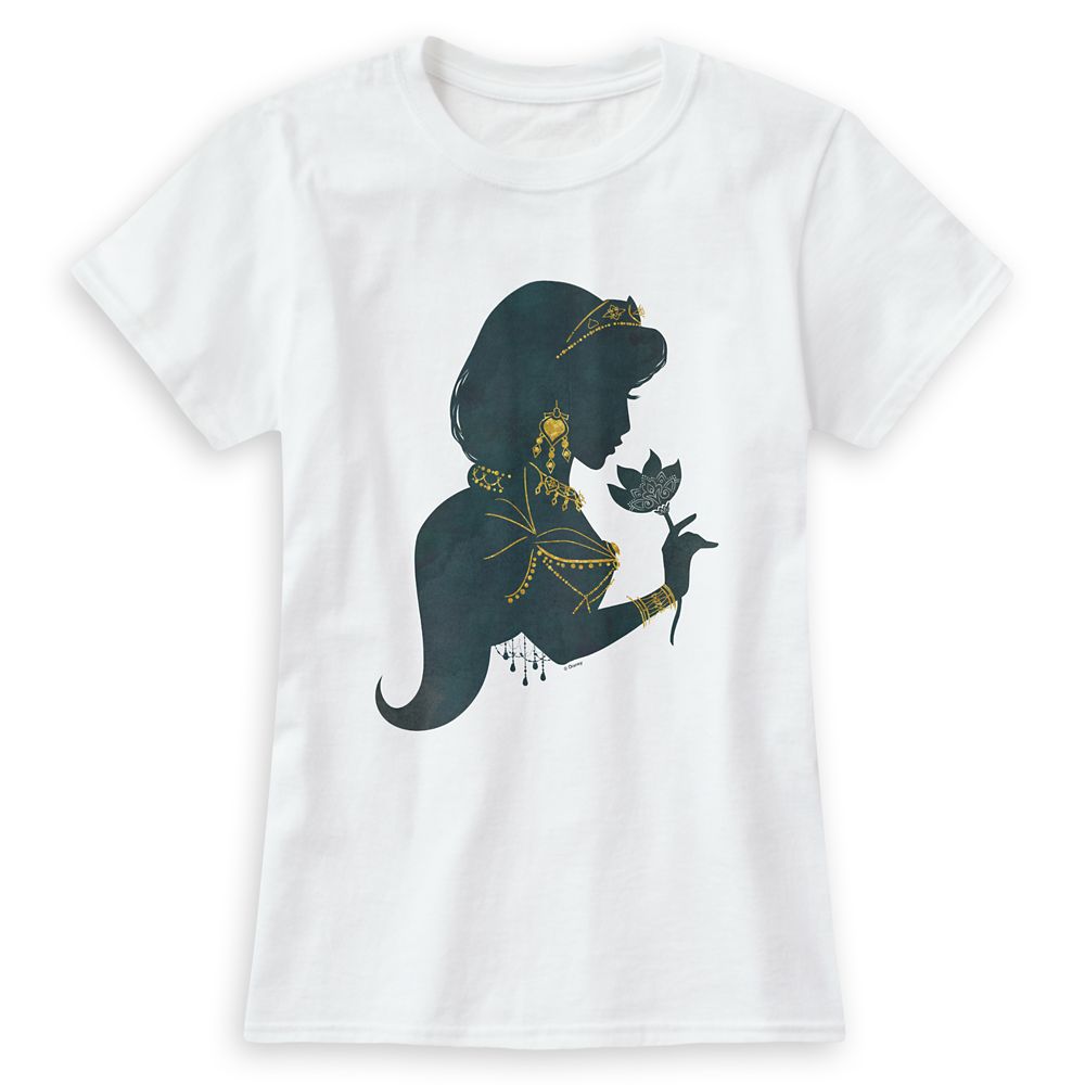 Jasmine Gilded Silhouette T-Shirt for Women – Aladdin – Live Action Film – Customized