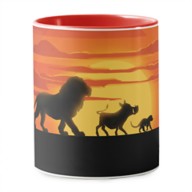 Simba, Pumbaa, and Timon Silhouette Mug – The Lion King 2019 Film – Customized