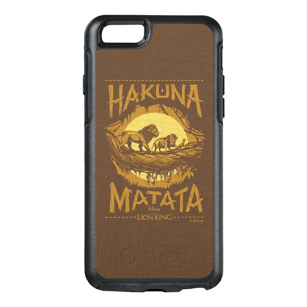 Hakuna Matata Woodcut Design OtterBox iPhone 8/7 Case The Lion King 2019 Film Customized Official shopDisney