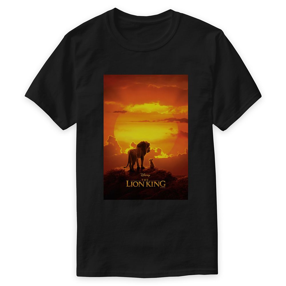 Mufasa and Simba at Sunset T-Shirt for Men - The Lion King 2019 Film ...