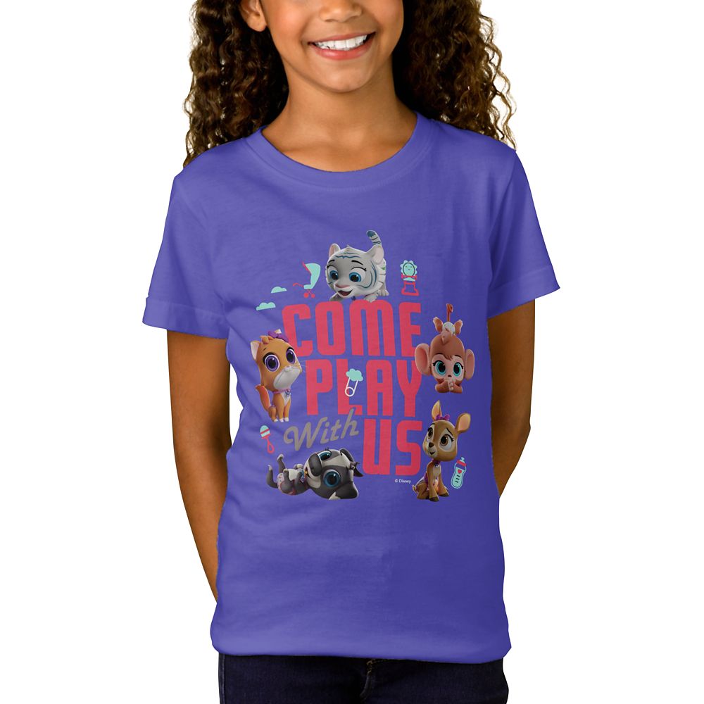 T.O.T.S. Come Play With Us T-Shirt for Girls  Customized Official shopDisney