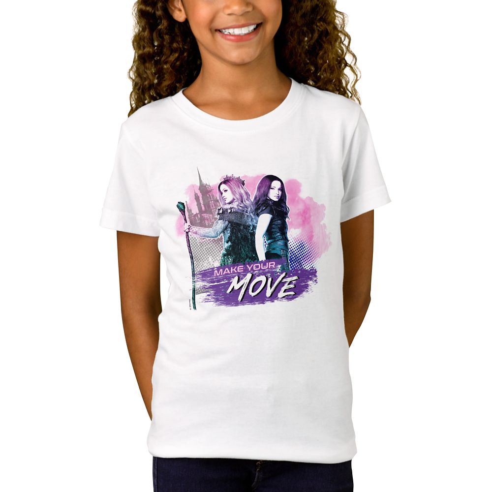 Mal and Audrey T-Shirt for Girls - Descendants 3 - Customized