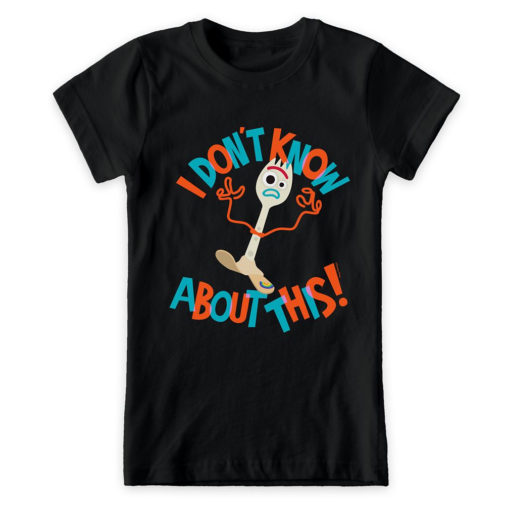 Toy Story 4: Forky ''I Don't Know About This!'' T-Shirt for Girls – Customizable