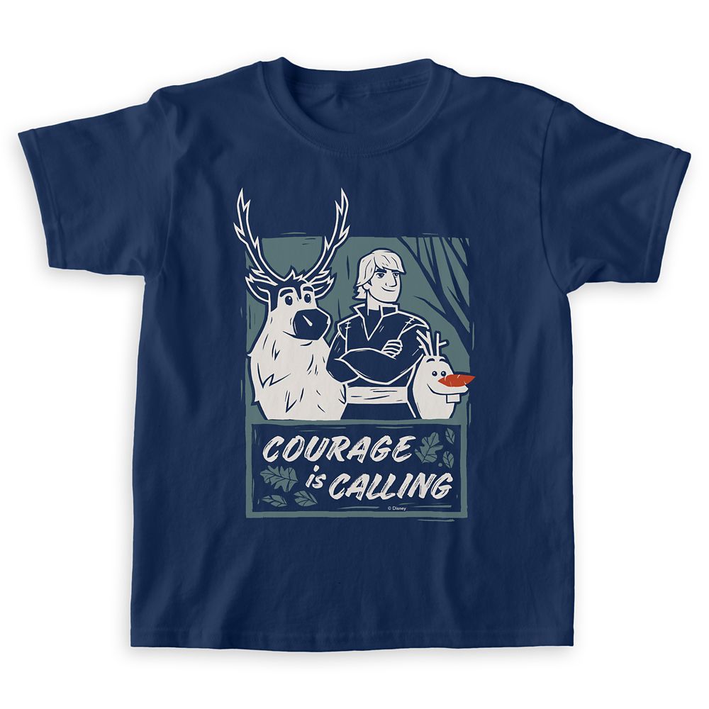 Sven, Kristoff & Olaf Courage is Calling T-Shirt for Boys   Frozen 2  Customizable Official shopDisney