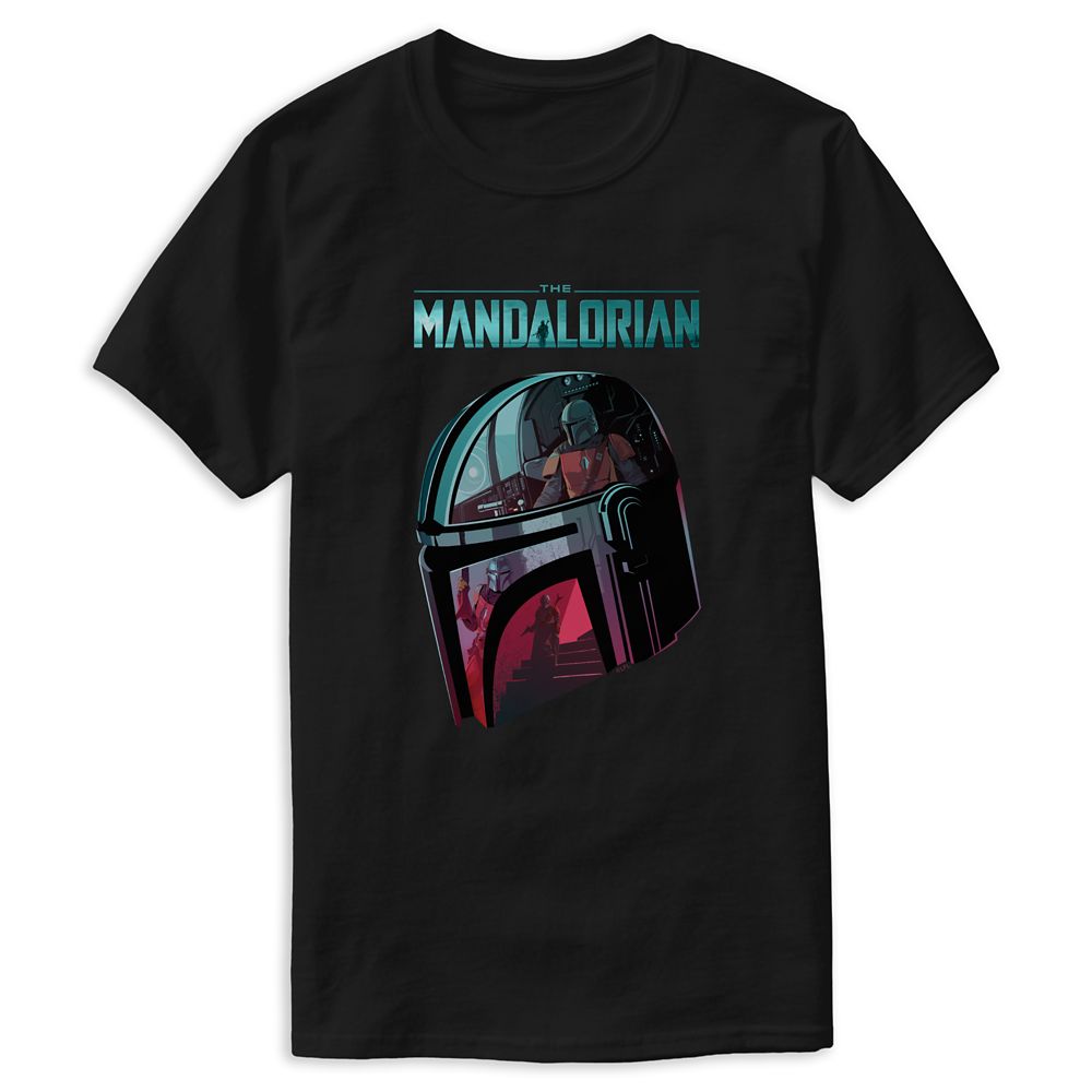 The Mandalorian Helmet Reflections Collage T-Shirt for Men  Star Wars: The Mandalorian  Customized Official shopDisney