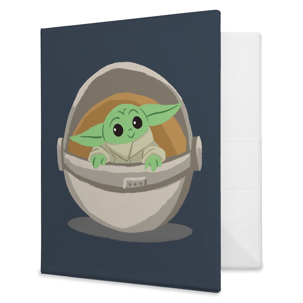 The Child Cartoon Drawing Three Ring Binder Star Wars: The Mandalorian Customized Official shopDisney