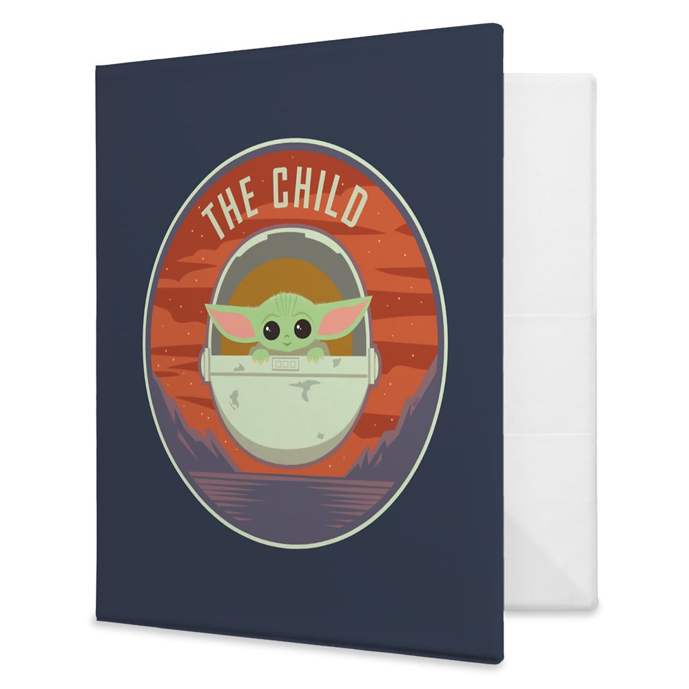 The Child Mountain Badge Three Ring Binder Star Wars: The Mandalorian Customized Official shopDisney