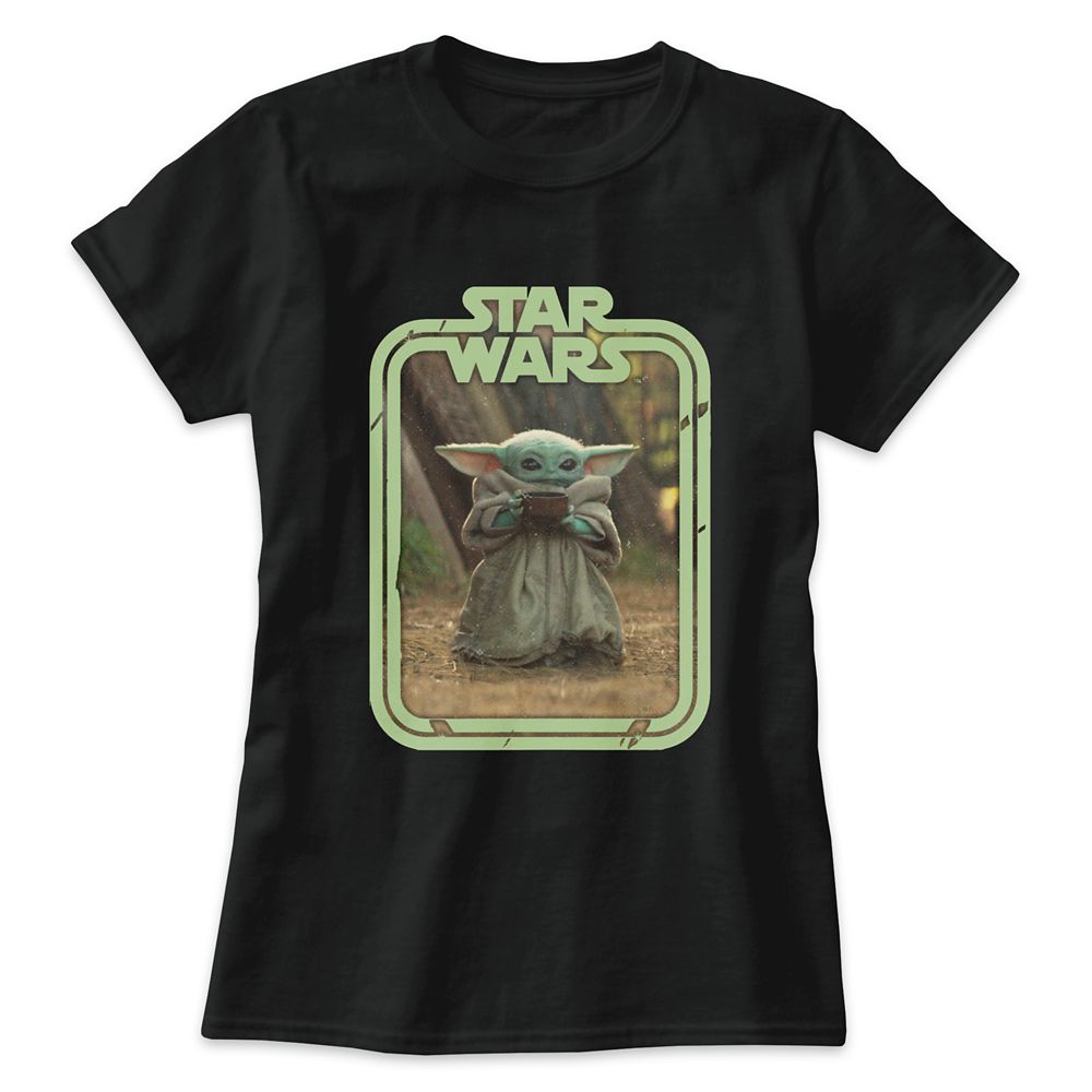 The Child Holding Cup T-Shirt for Women &ndash; Star Wars: The Mandalorian &ndash; Customized