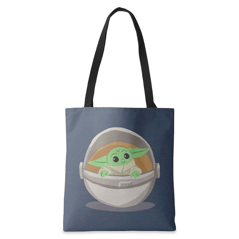 The Child Cartoon Drawing Tote Bag &ndash; Star Wars: The Mandalorian &ndash; Customized