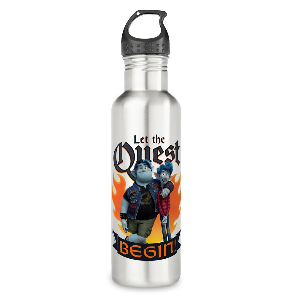 Barley&Ian ''Let the Quest Begin'' Stainless Steel Water Bottle – Onward – Customized