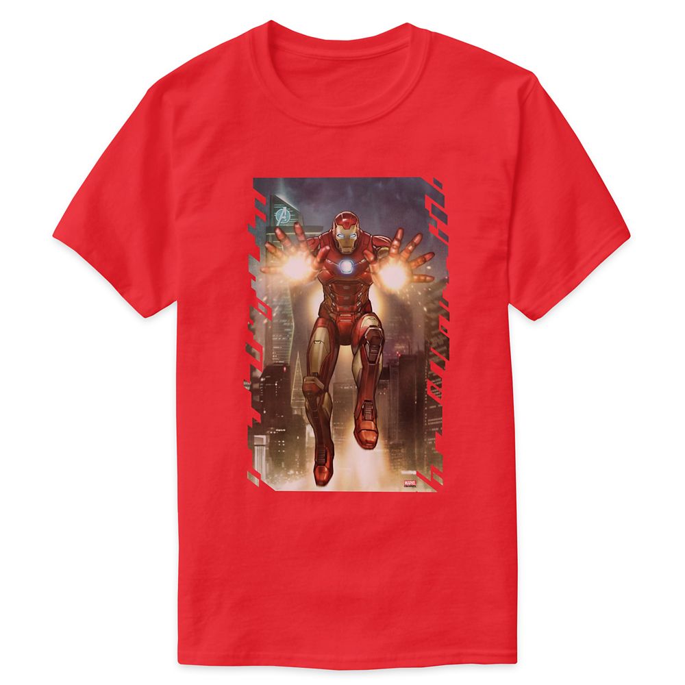 Iron Man Jets In Mid-Air With Repulsors T-Shirt for Men  Customized Official shopDisney