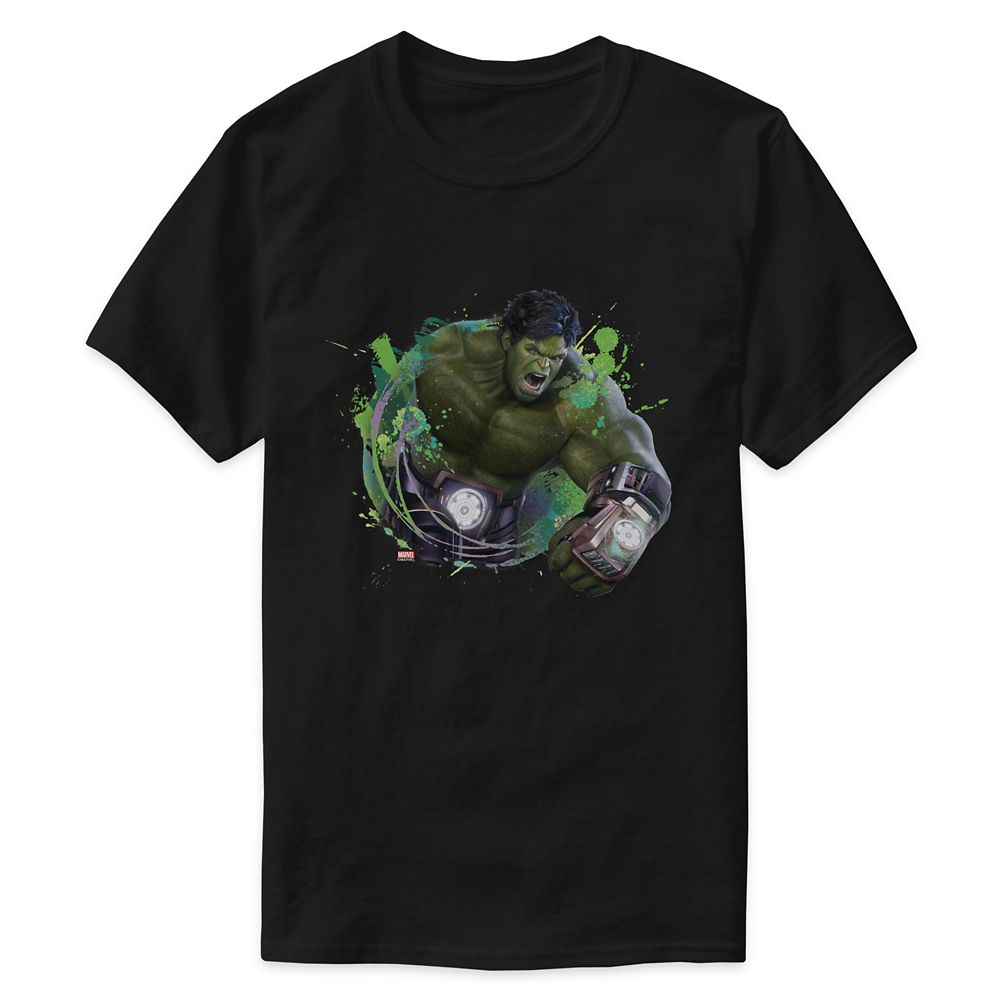 Hulk Ink Splatter Badge T-Shirt for Men  Customized Official shopDisney