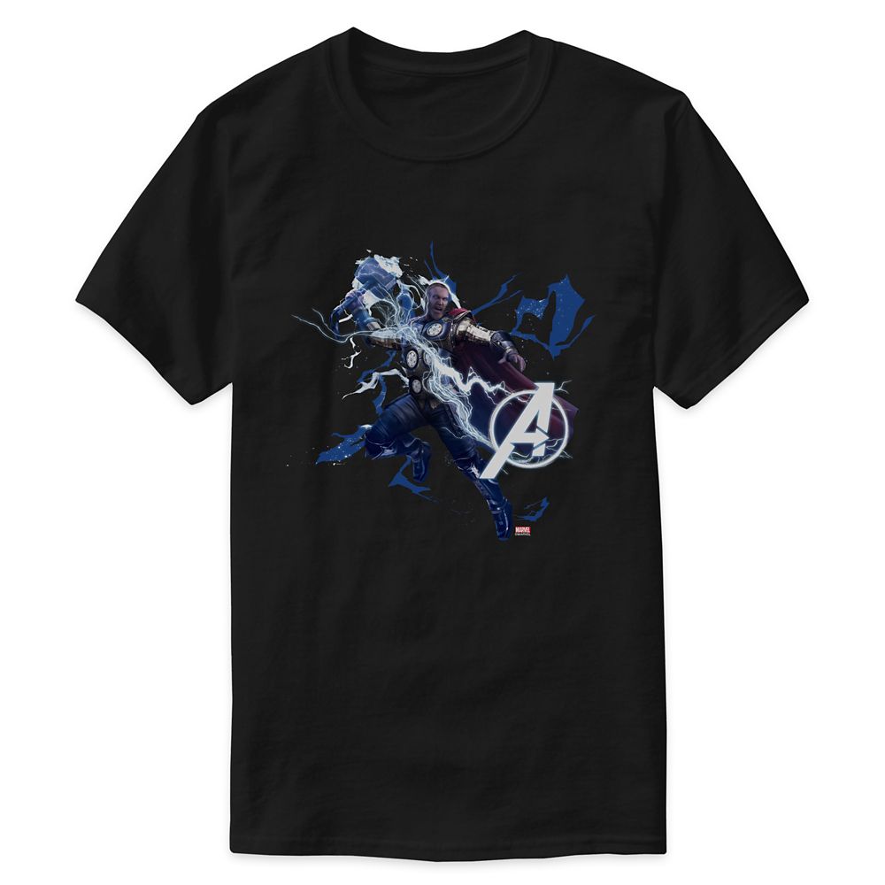 Thor Blue Lightning Graphic T-Shirt for Men – Customized