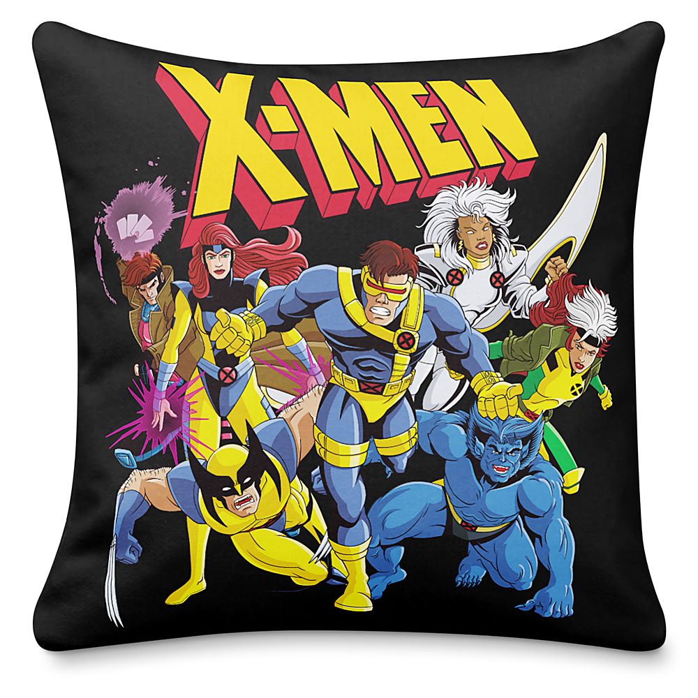 X-Men Group and Logo Throw Pillow  Customized Official shopDisney